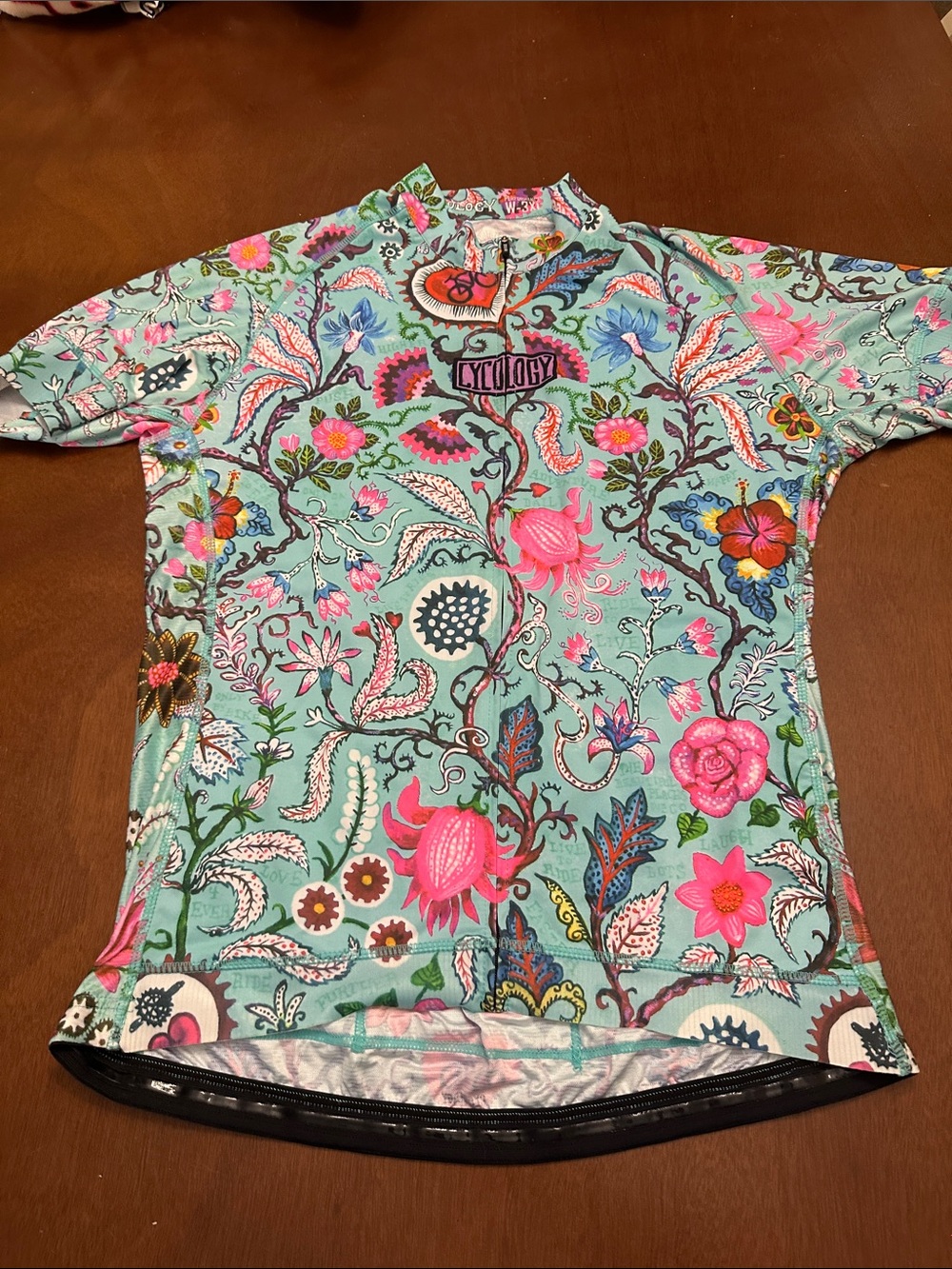 Cycology Secret Garden Floral Cycling Jersey